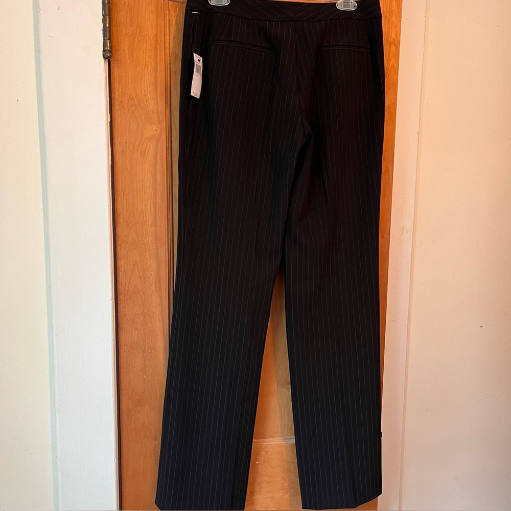 Tahari Charcoal Pinstripe Pant